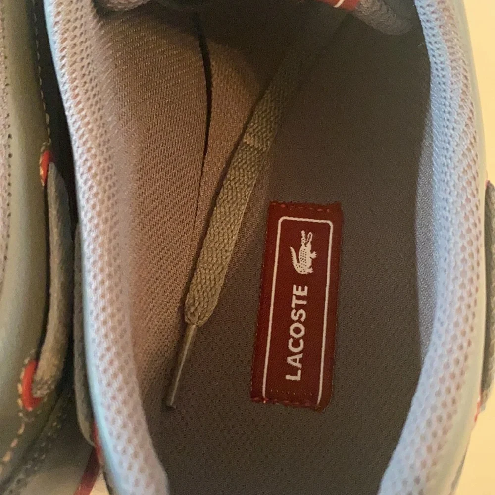 Grey Lacoste Shoes